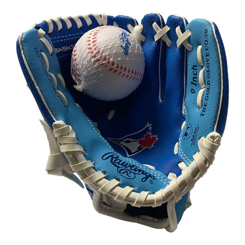 Players Series Blue Jays Baseball Gloves with Ball - 9"