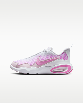 Nike Big Kids' Air Max Nova Shoes - White/Bleached Lilac/Pink Rise/Playful Pink