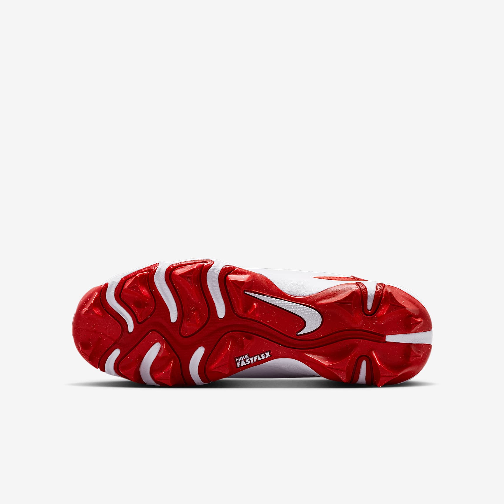 Nike Diamond Clutch Big Kids' - White/Gym Red - outsole