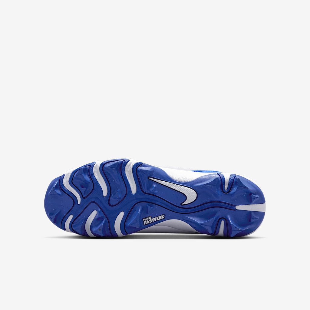 Nike Diamond Clutch Big Kids' - White/Royal - outsole