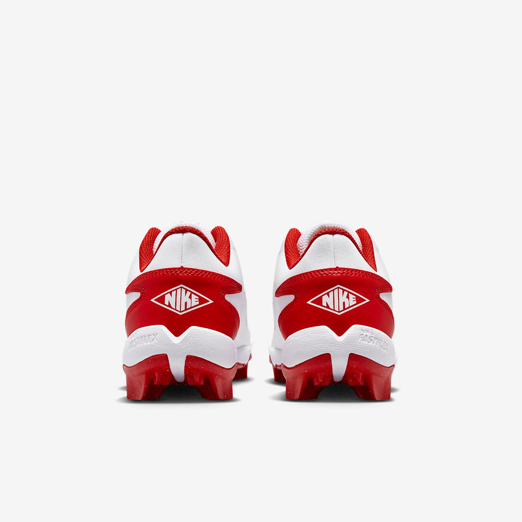 Nike Diamond Clutch Big Kids' - White/Gym Red - rear