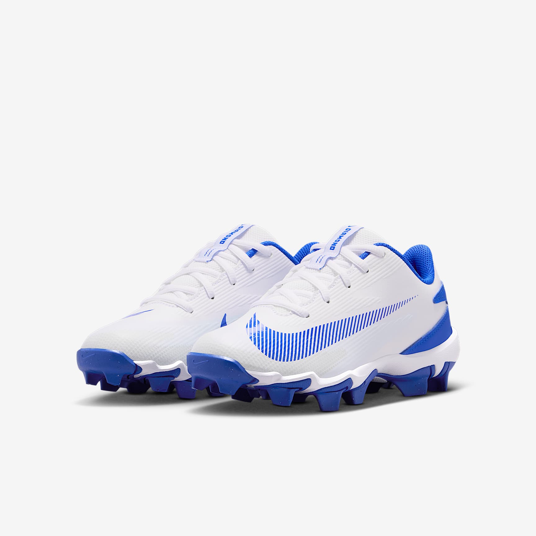 Nike Diamond Clutch Big Kids' - White/Royal - front three-quarter