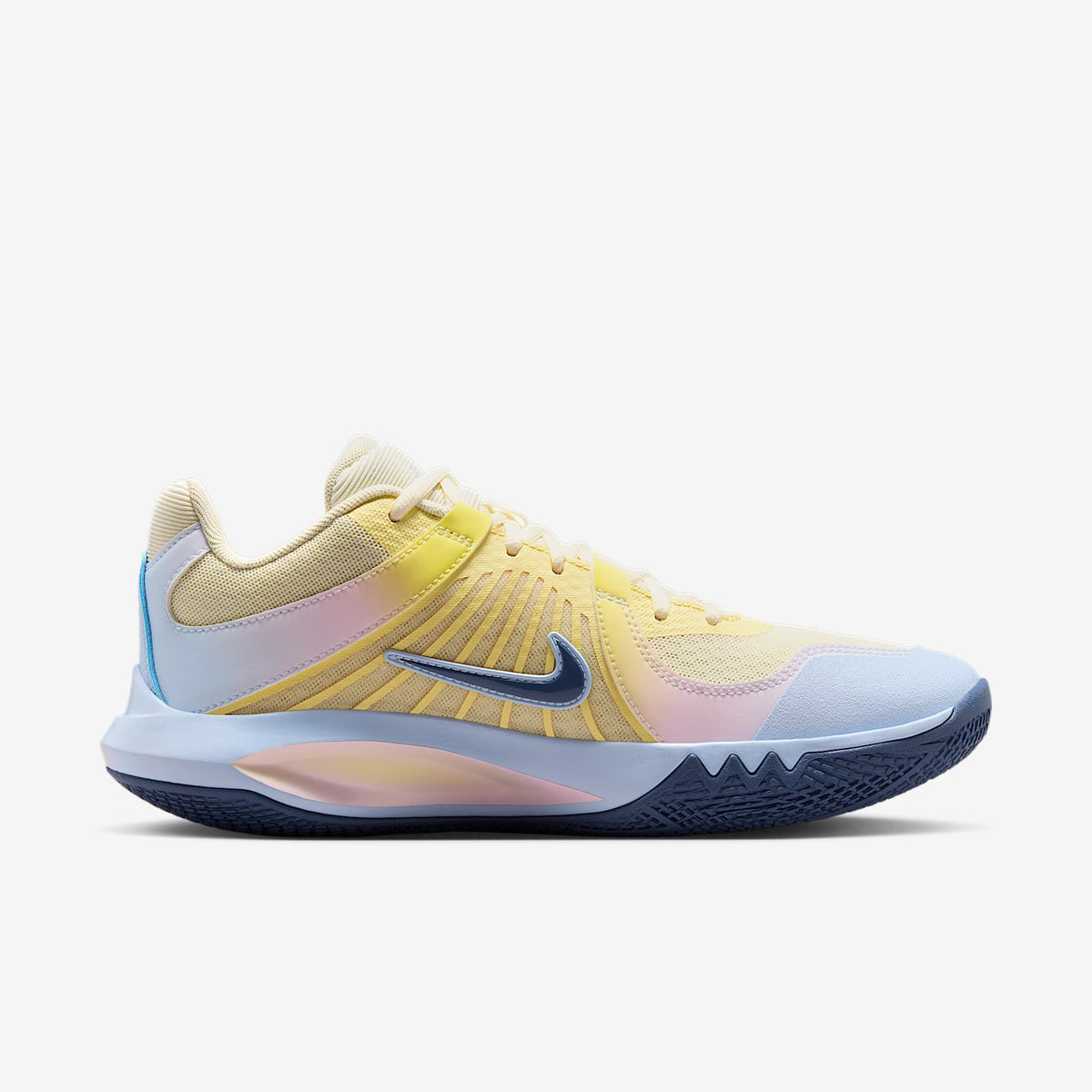 Nike Hyperspeed Court 2 SE Volleyball Shoes - Coconut Milk/Hydrogen Blue/Diffused Blue, medial side view