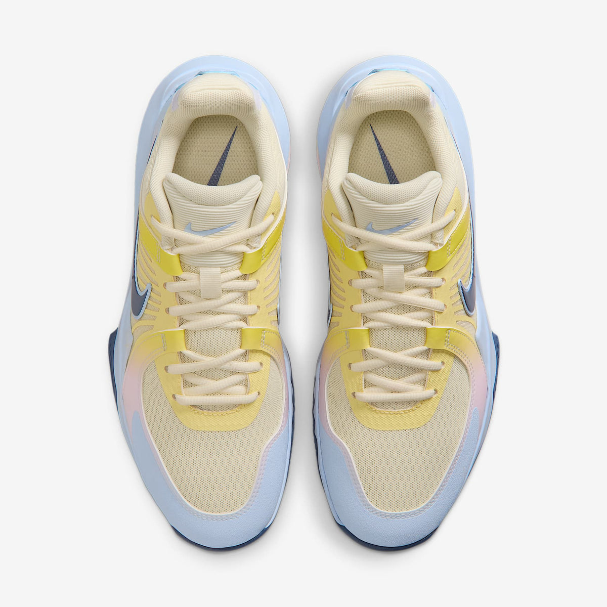 Nike Hyperspeed Court 2 SE Volleyball Shoes - Coconut Milk/Hydrogen Blue/Diffused Blue, top view