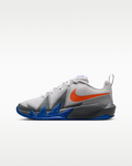 Nike Big Kids' S.T. Dynamite Basketball Shoes - Vast Grey/Light Smoke Grey/Smoke Grey/Safety Orange