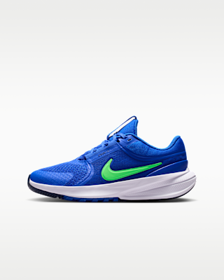 Nike Big Kids' Star Runner 5 Running Shoes - Racer Blue/Midnight Navy/Illusion Green