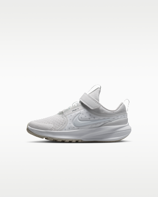 Nike Little Kids' Star Runner 5 Running Shoes - Summit White/Black/White