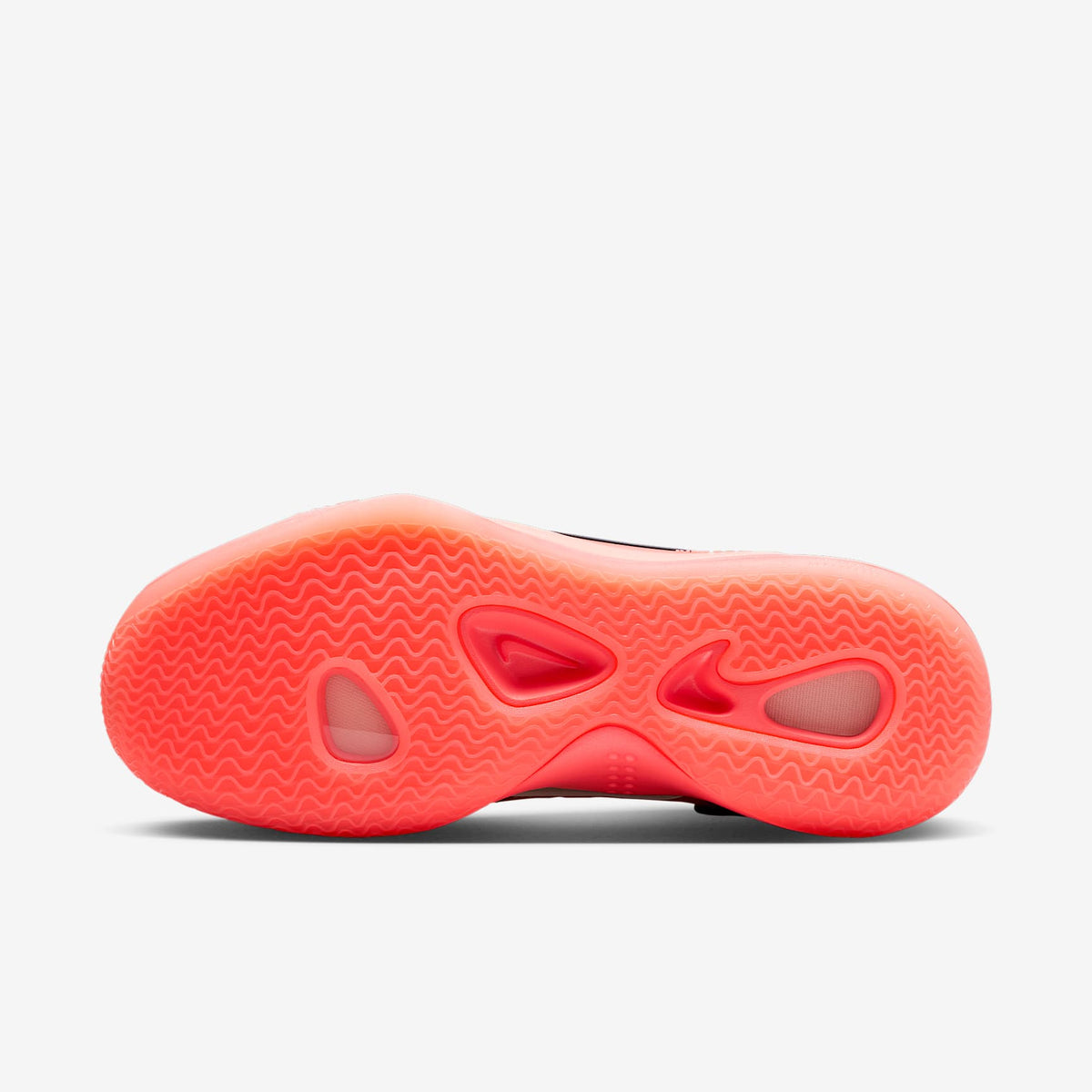 Nike HyperSet 2 SE Volleyball Shoes - Coconut Milk/Hot Lava/Cave Purple, outsole view