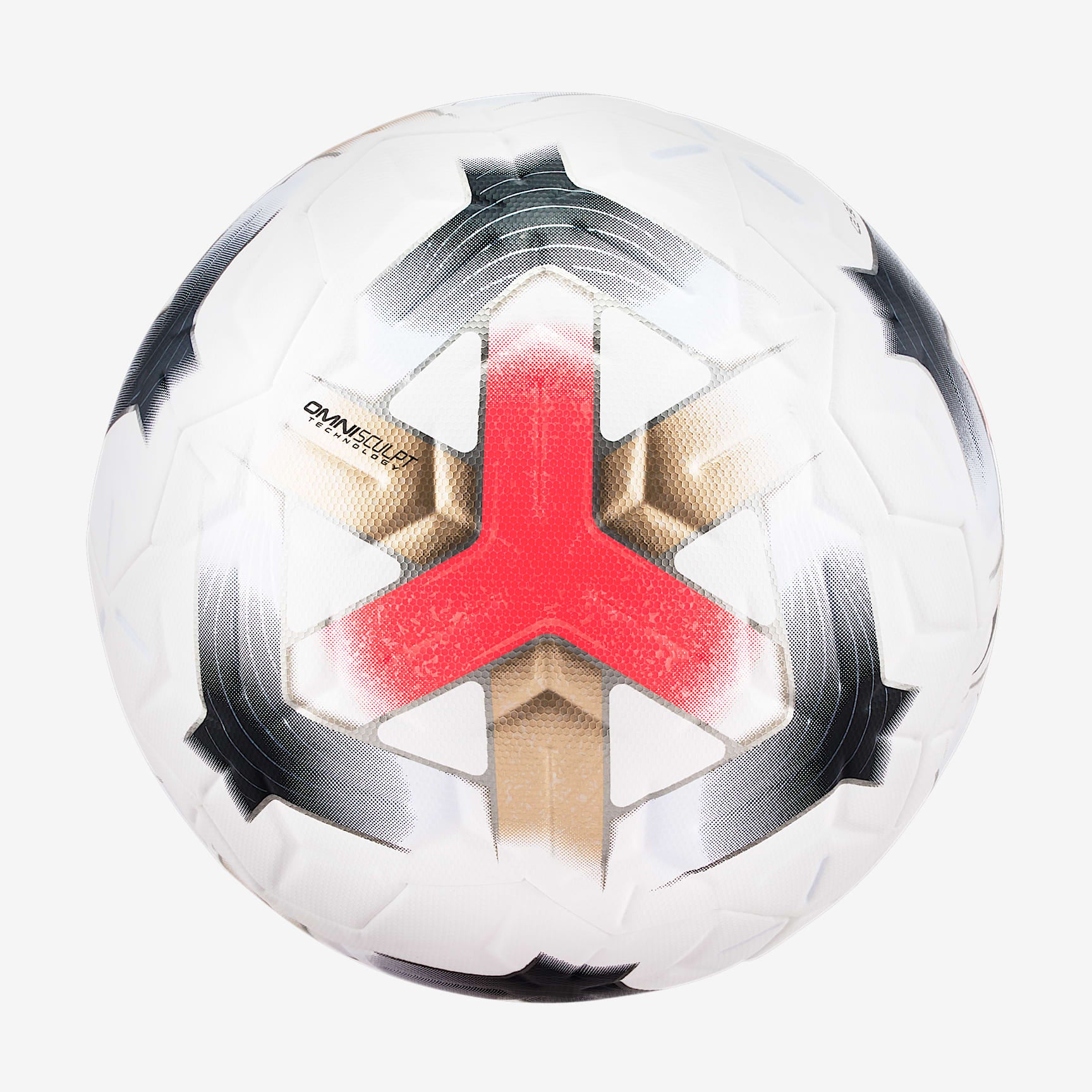 Nike Academy Elite Soccer Ball - White/Bright Crimson - alternate angle