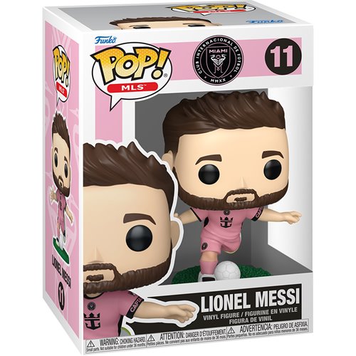 Funko Lionel Messi Inter Miami Pink MLS Pop Soccer Collectible Figure