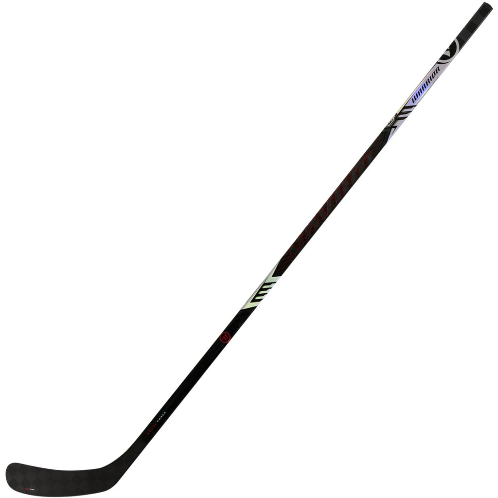 Warrior Intermediate Novium 3 Hockey Stick - Black, angled view