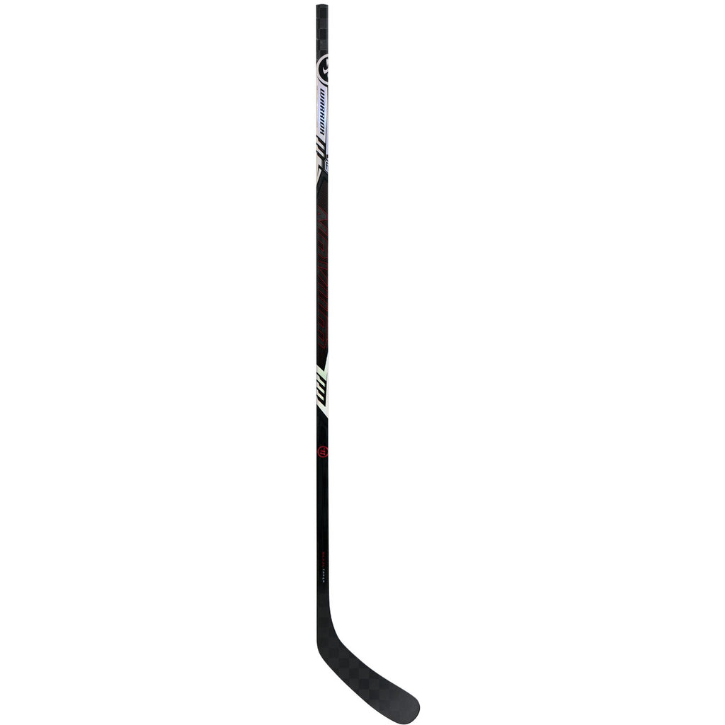 Warrior Senior Novium 3 Hockey Stick - Black, back view