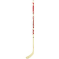 Warrior Intermediate Novium 3 Pro White Hockey Stick - White/Red, front view