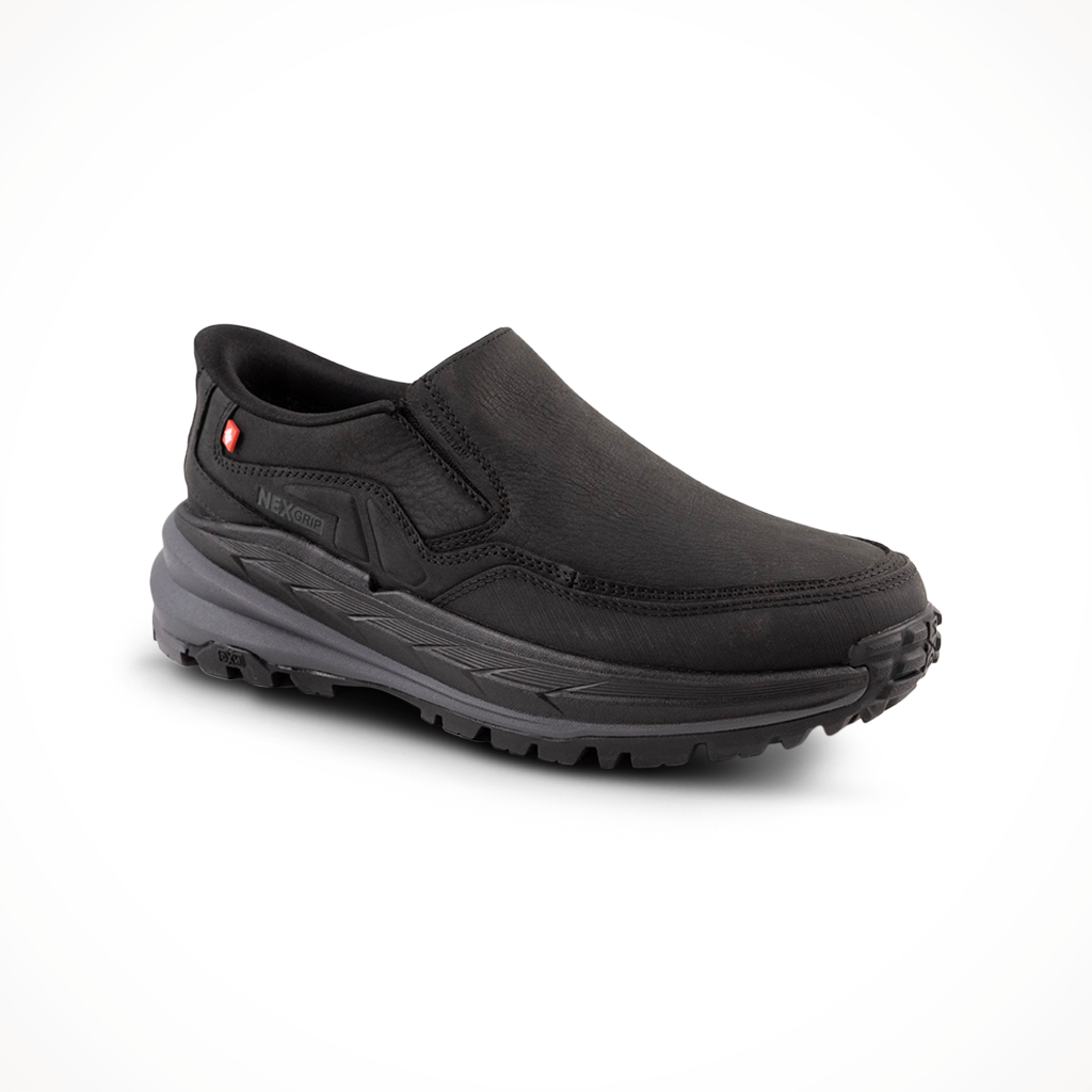 NexGrip Women's Ice Walker Winter Boot - Black, front three-quarter view