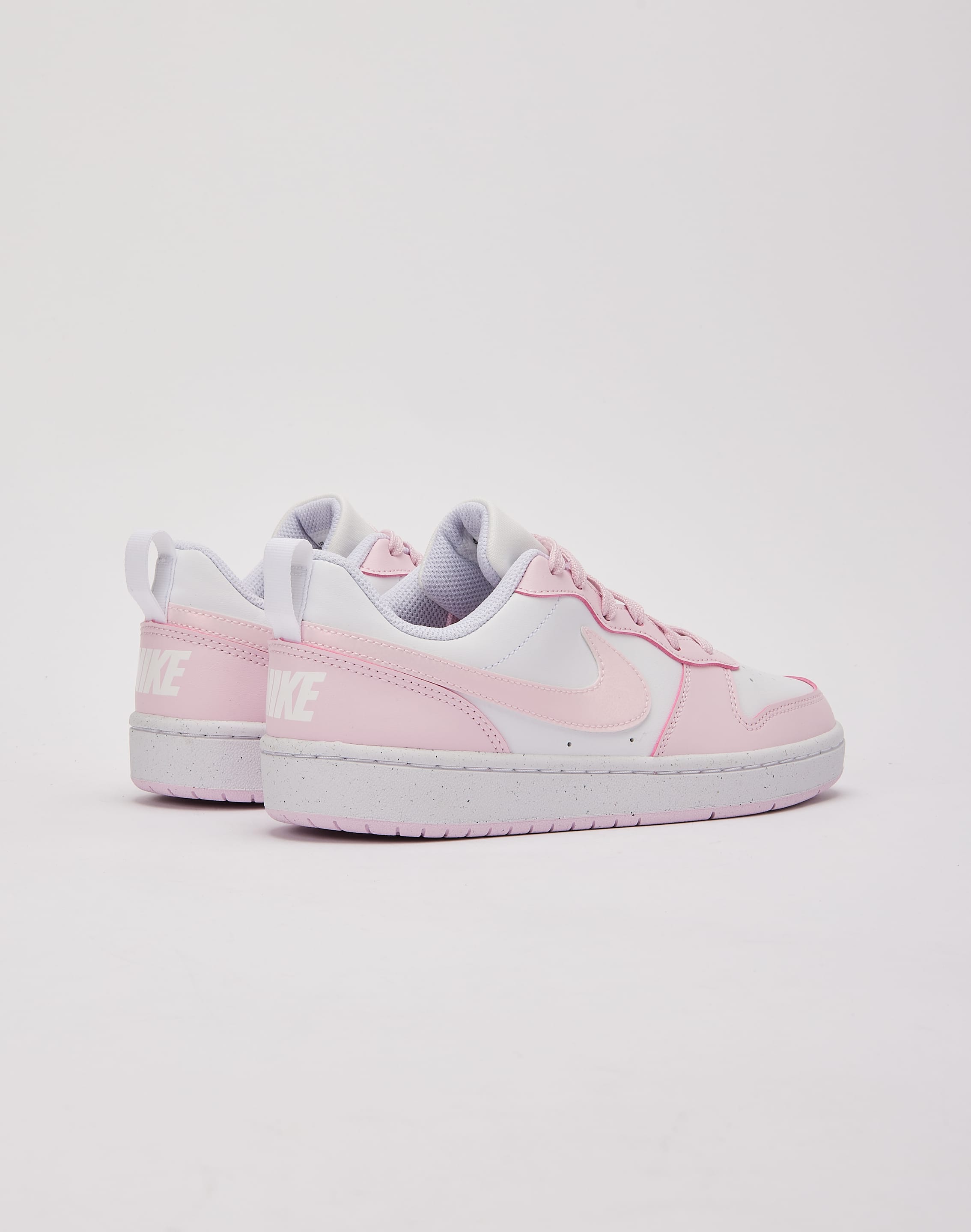 Nike Court Borough Low Recraft Big Kids' - White/Pink Foam