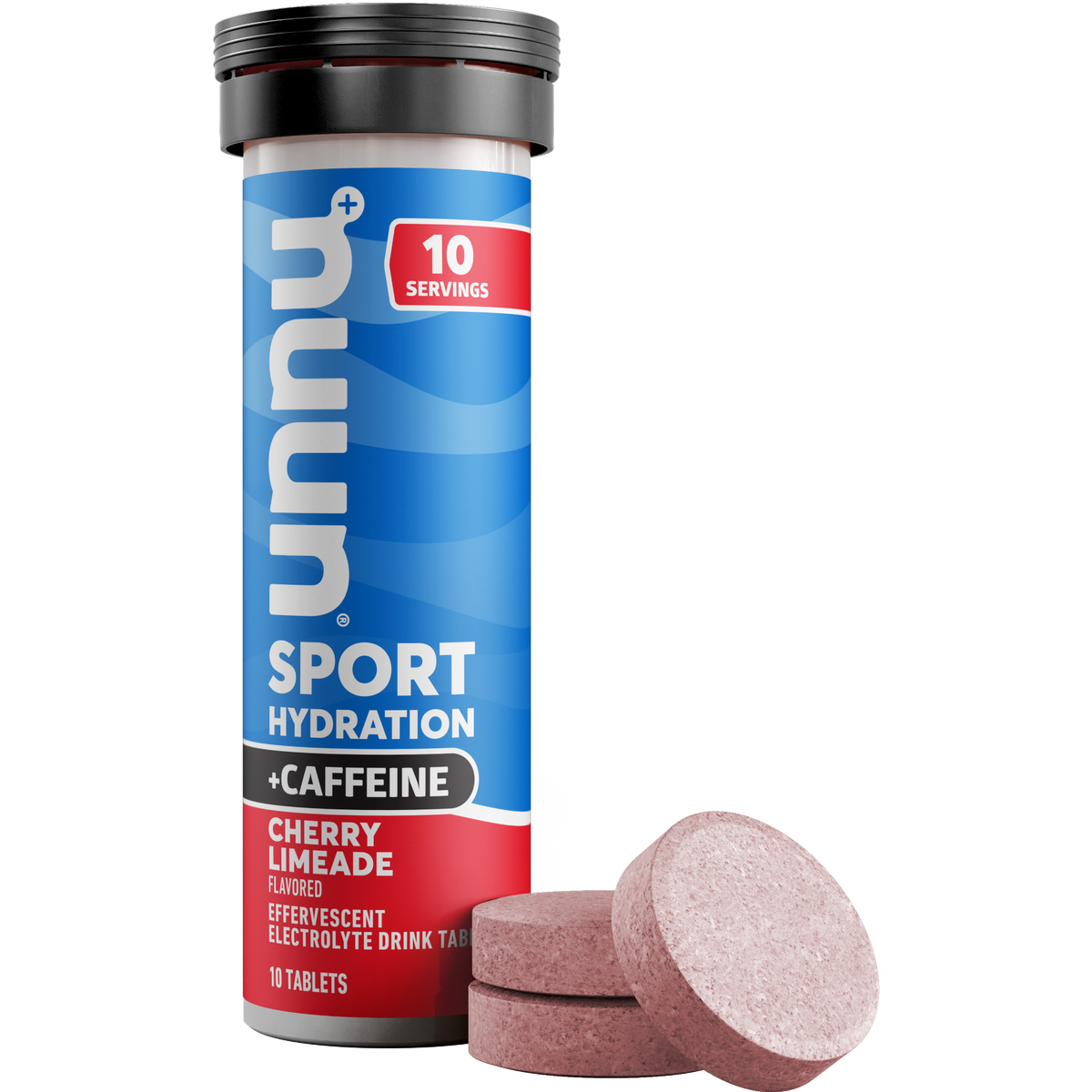 Nuun Sport +Caffeine Tabs - Cherry Limeade
