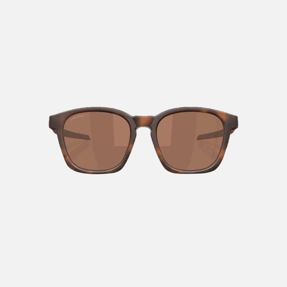 Oakley Shackle Matte Brown Tortoise Prizm Tungsten front
