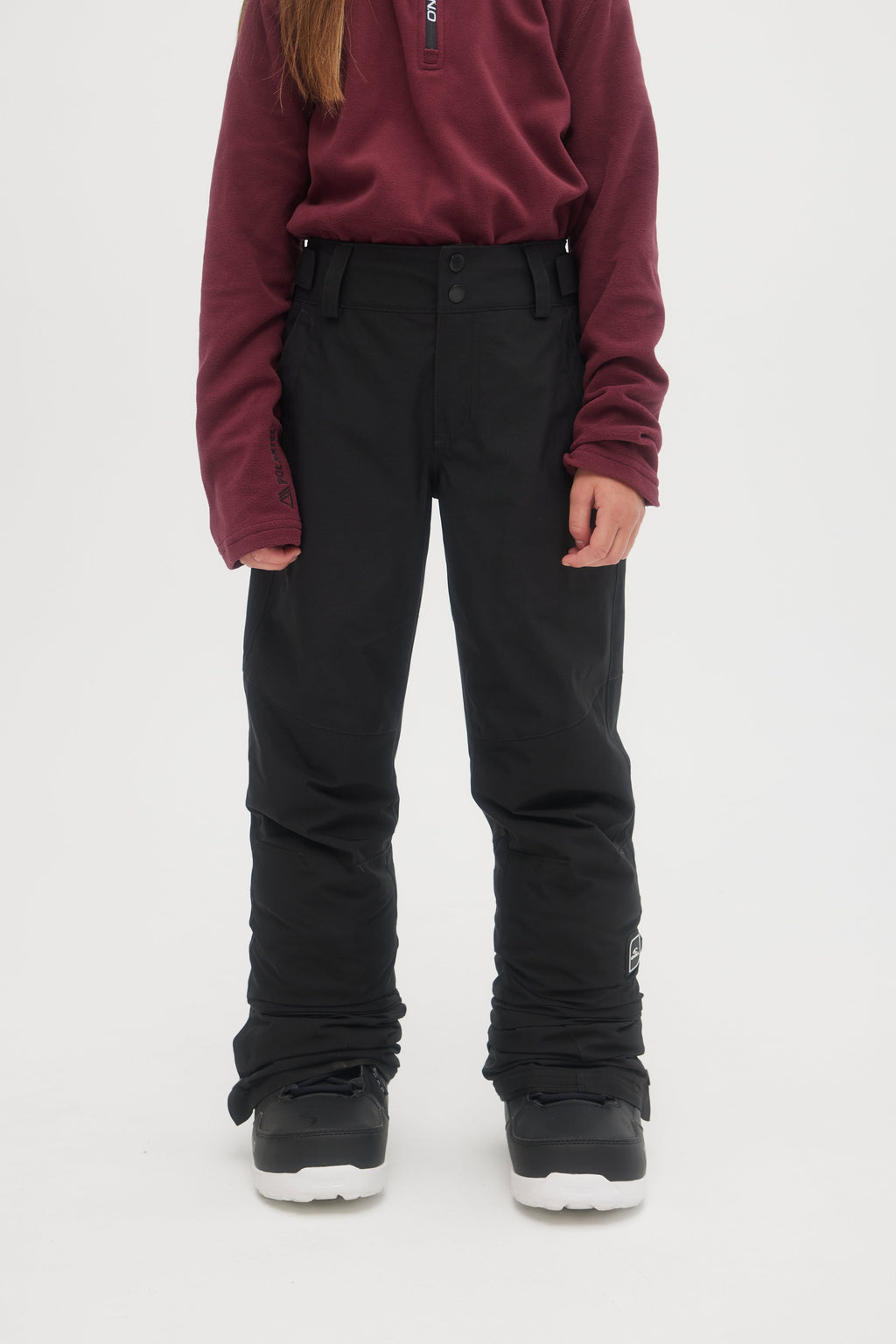 O'Neill Charm Snow Pants in Black Out - on model back
