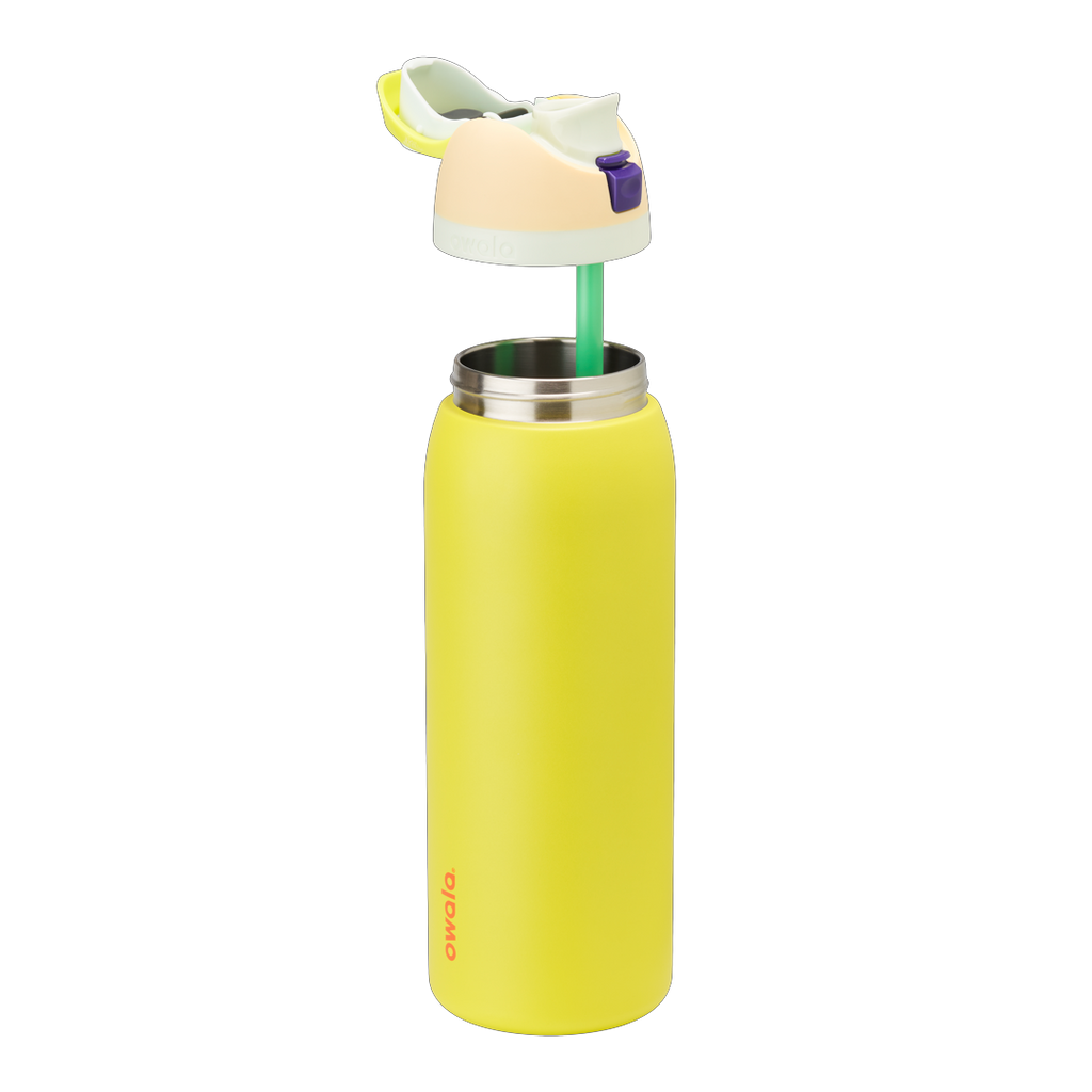 Owala FreeSip® Water Bottle - 40oz - LEMON LIMEADE
