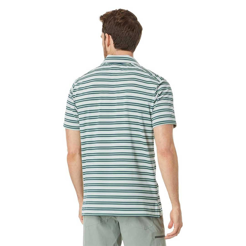 Oakley Men's Archive Stripe Golf Polo - New Jade - back