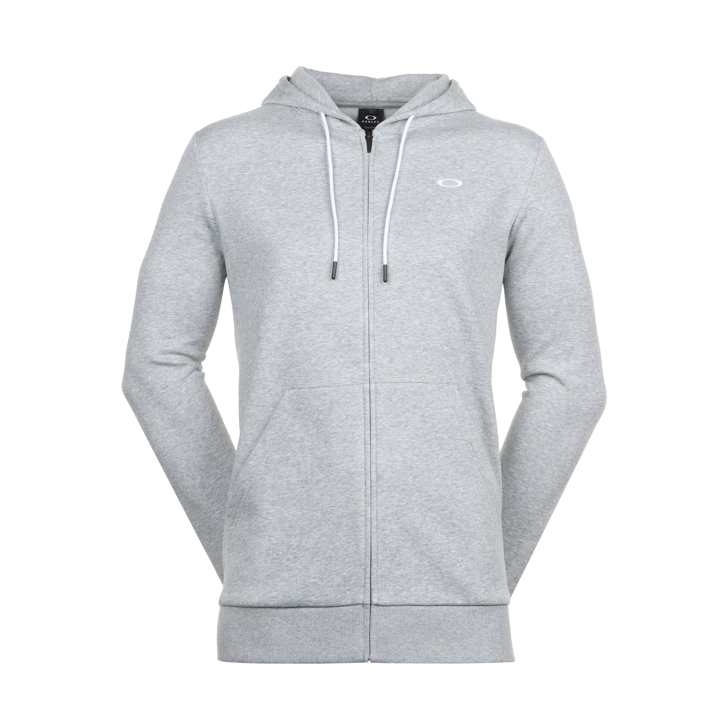 Oakley Relax Full Zip Hoodie 2.0 New Granite Heather - front
