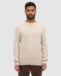 Tentree Rambler Fleck Sweater - PALE OAK HEATHER FLECK