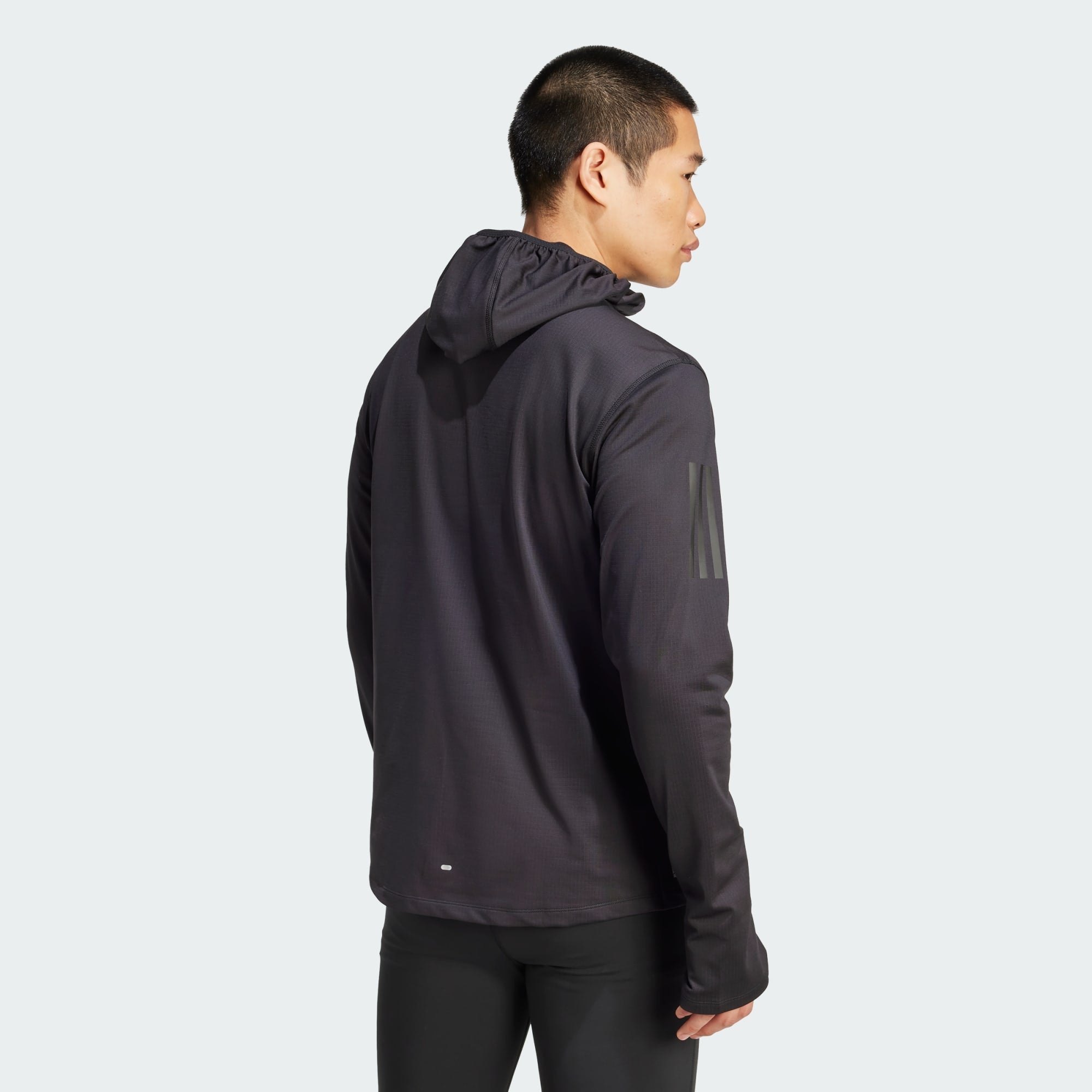Adidas Men's Own The Run Winterized Hooded Half-Zip