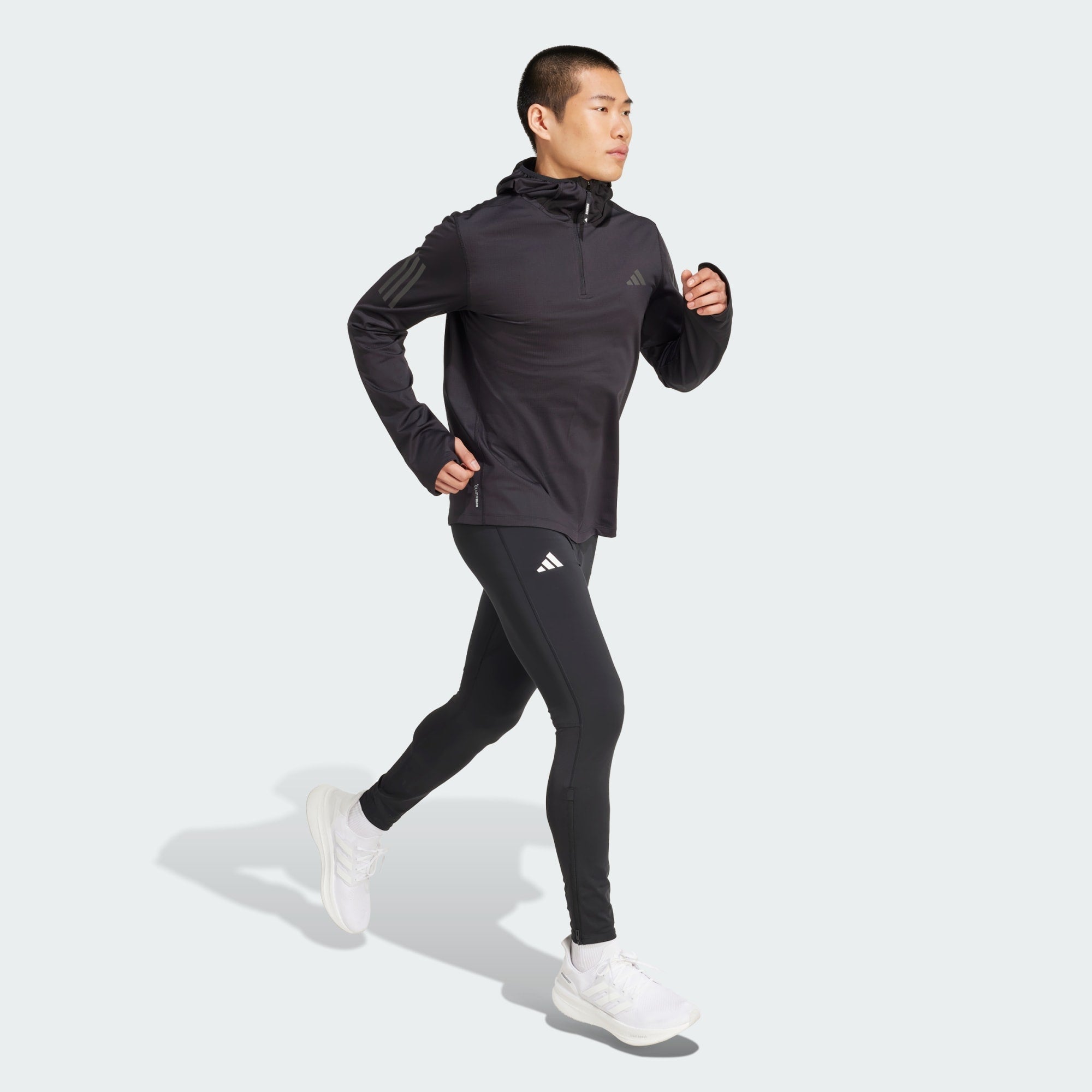 ウェア  Running Adidas Men's Own The Run Winterized Hooded Half-Zip – Ernie's