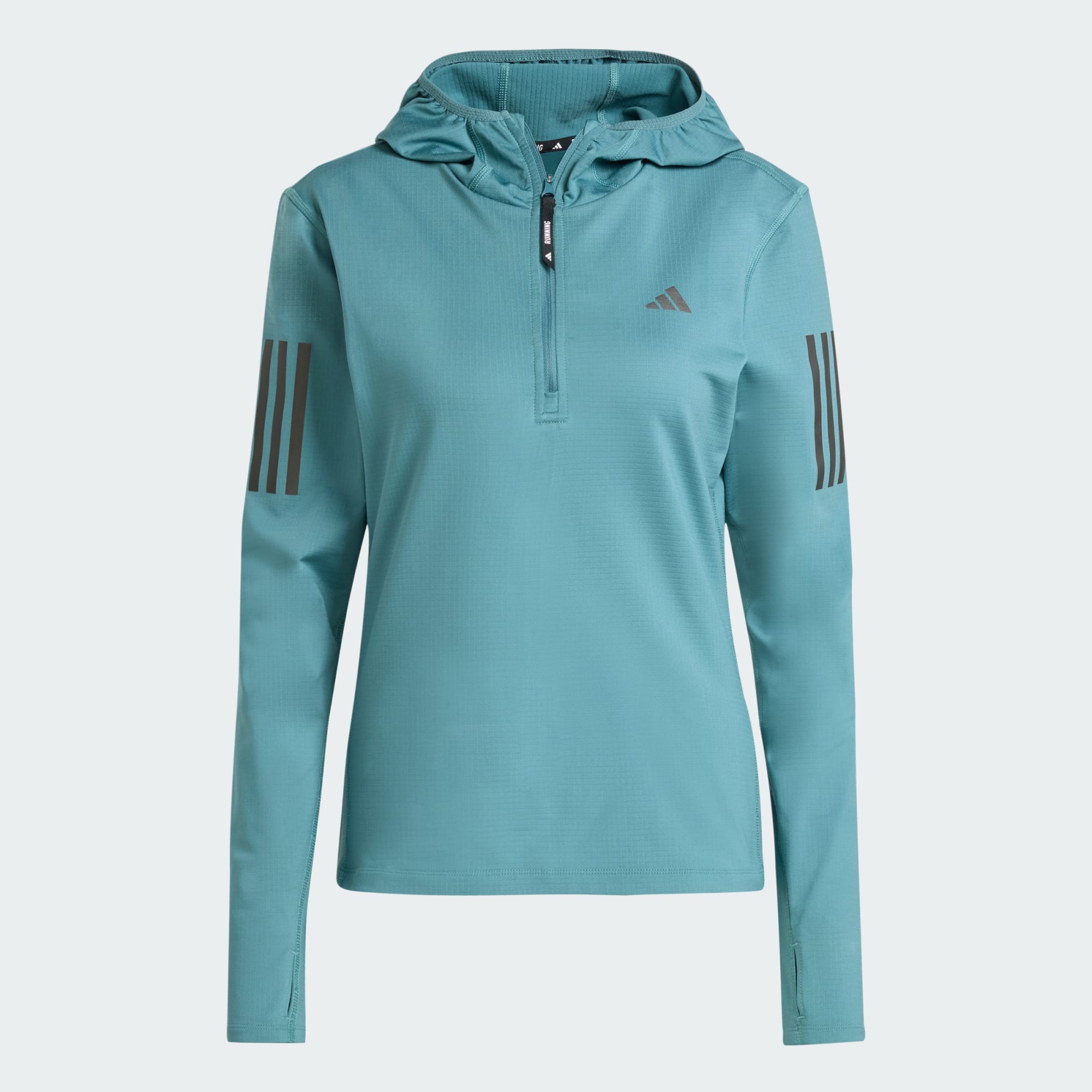 Adidas Women's Own The Run Winterized Hooded Half-Zip