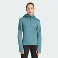 Adidas Women's Own The Run Winterized Hooded Half-Zip