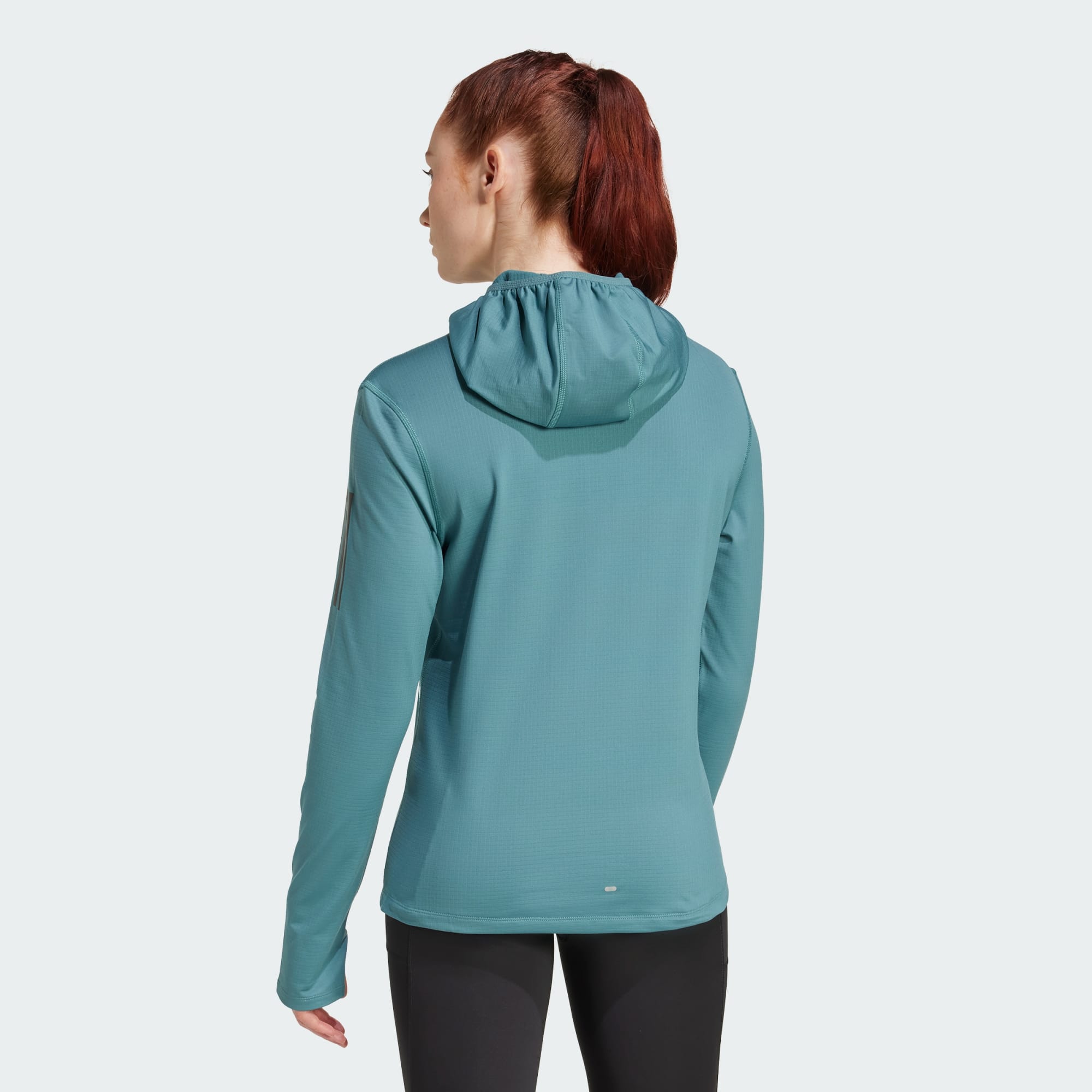 Adidas Women's Own The Run Winterized Hooded Half-Zip