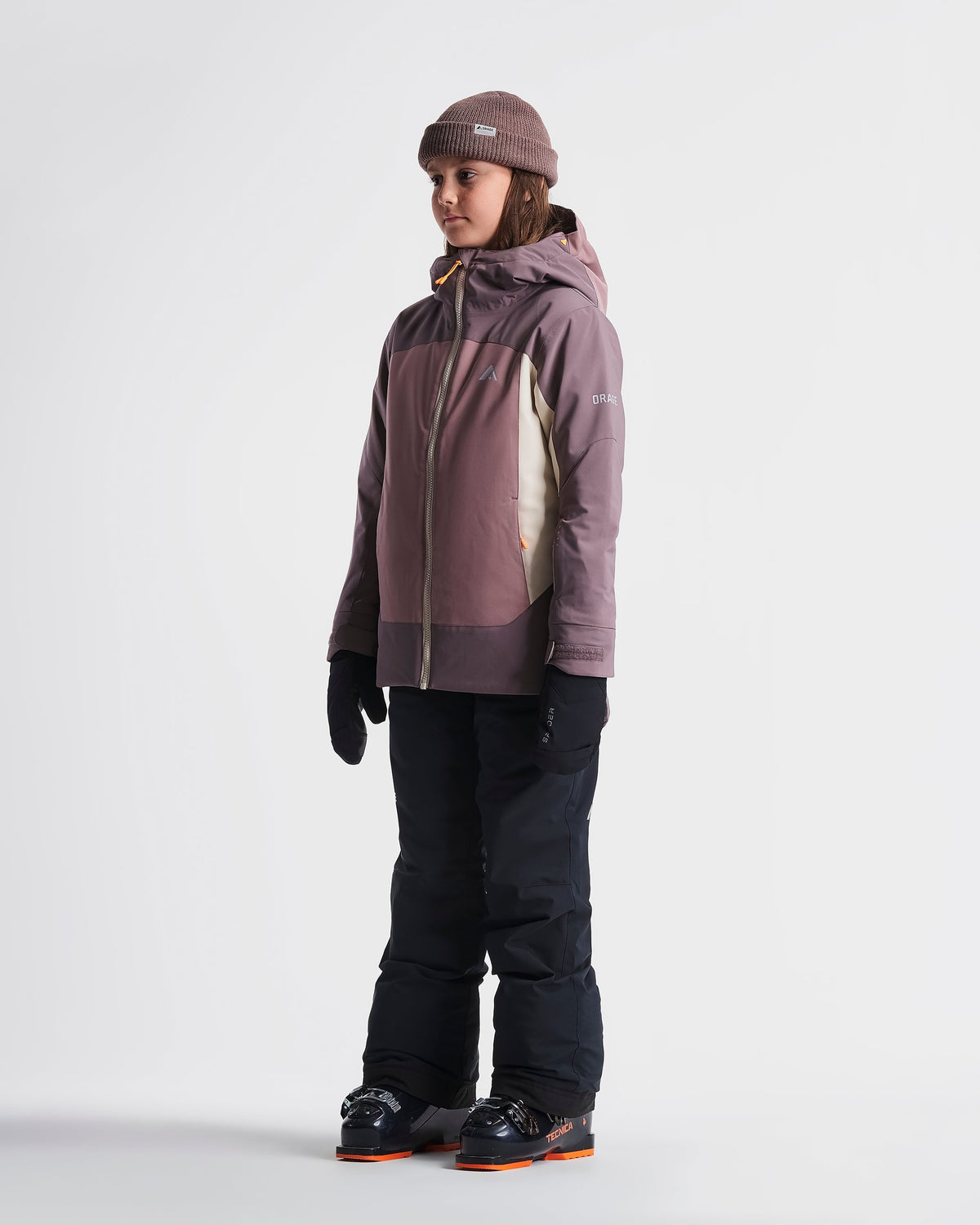 Orage Girls' Shefford Insulated Jacket - Basalte, other view