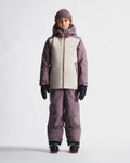Orage Girls' Bromont Insulated Jacket - Basalte, front