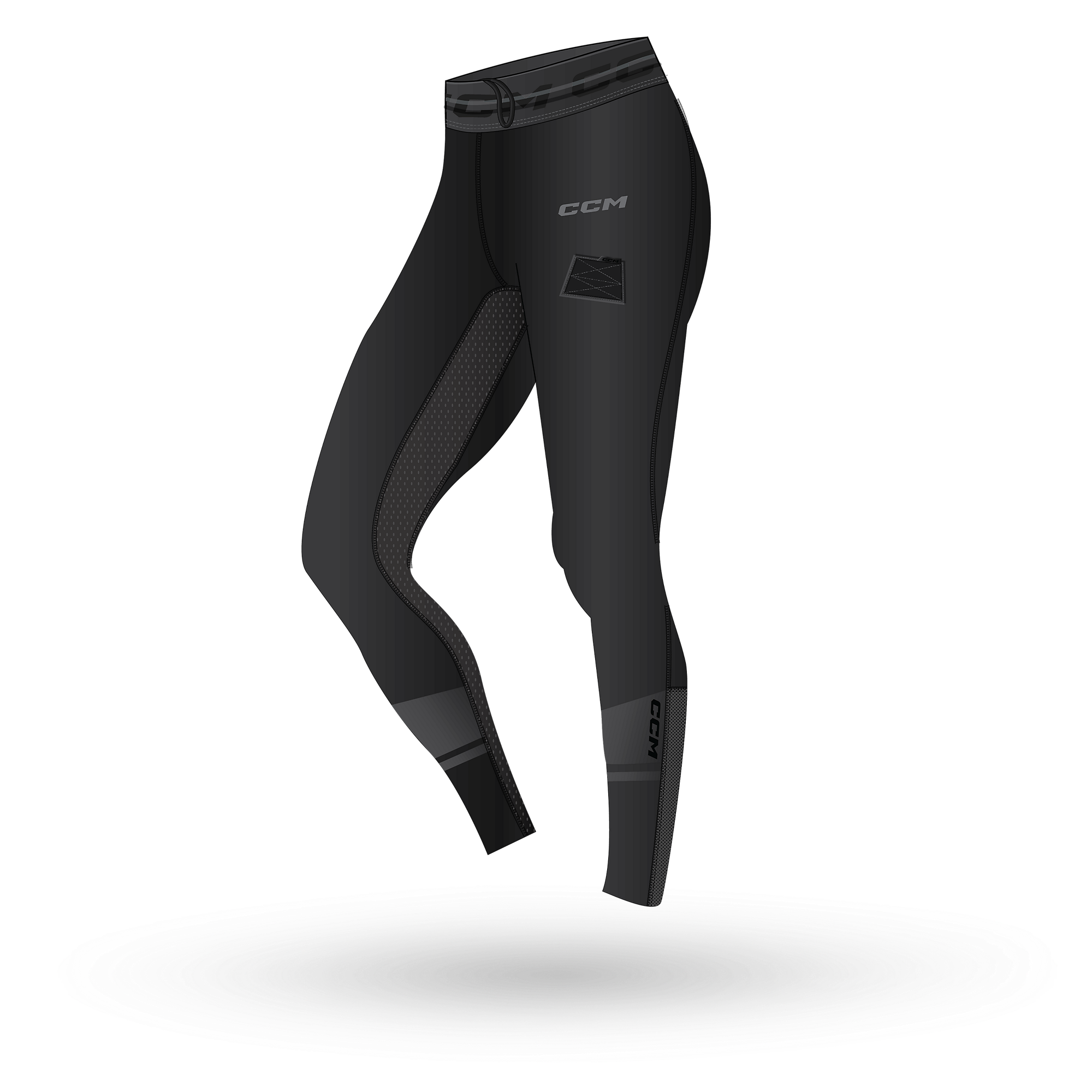 CCM Women's Cut Protection Base Layer Pant - Black