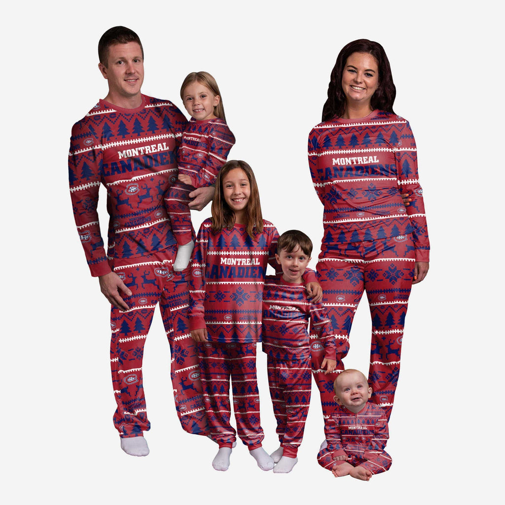 FOCO Montreal Canadiens NHL Crewneck Pj Set
