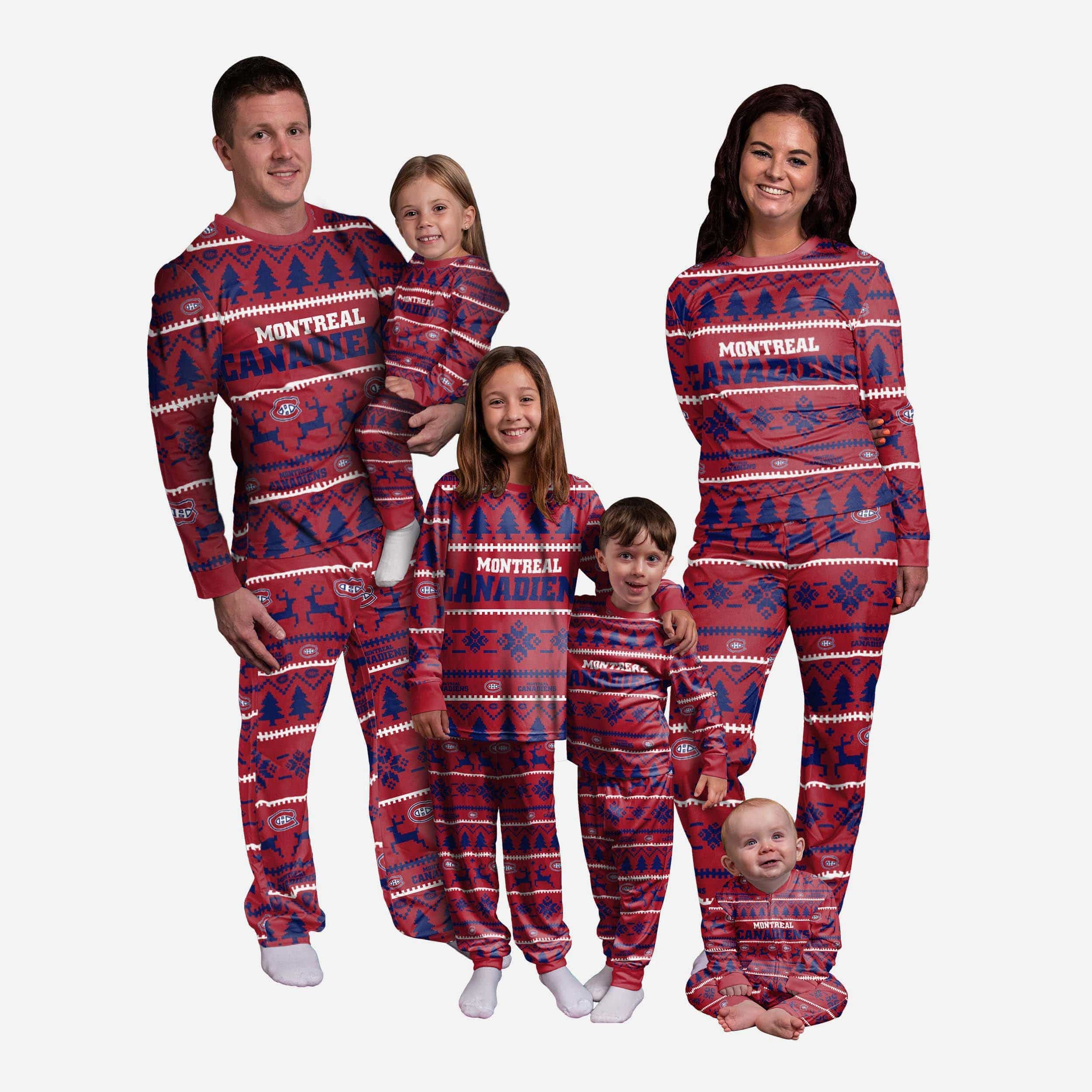 FOCO Montreal Canadiens NHL Crewneck Pj Set