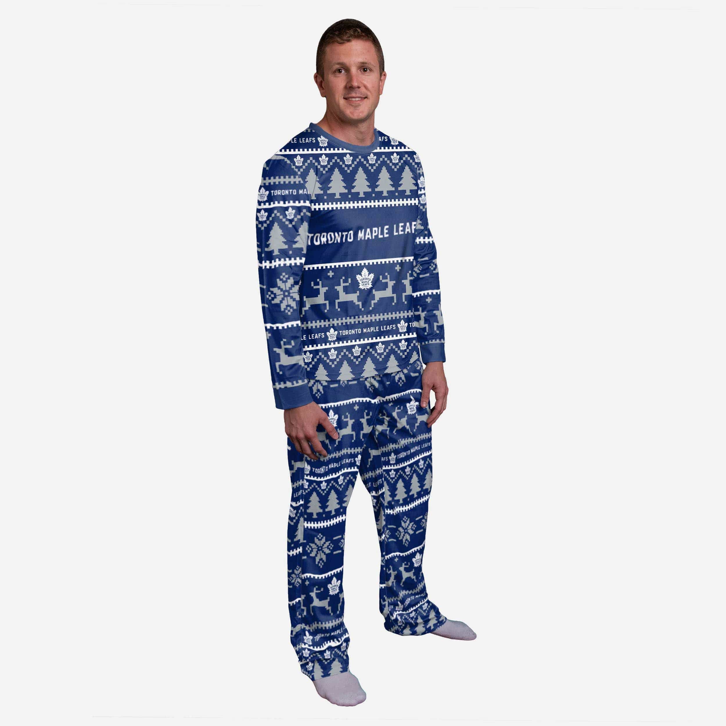 FOCO Toronto Maple Leafs NHL Crewneck Pj Set