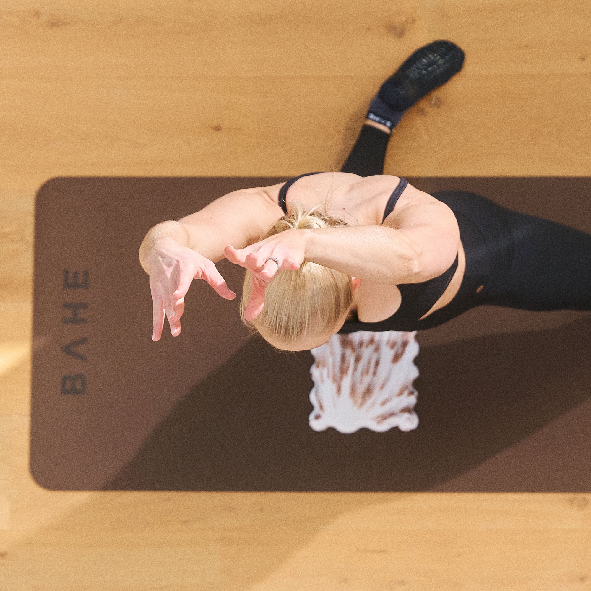 Bahe Pilates Mini Pad in use