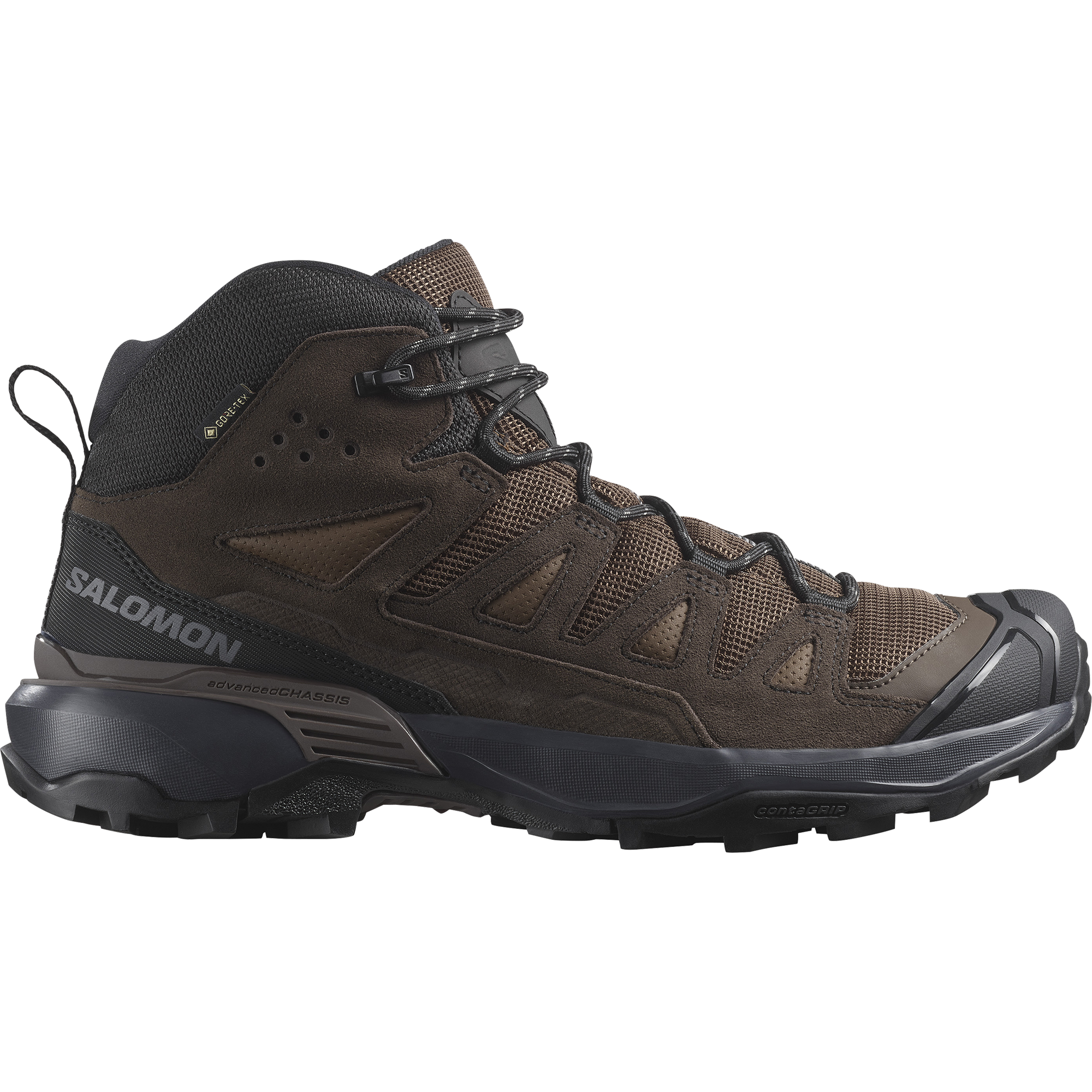 Salomon Men's X Ultra 360 Leather Mid GORE-TEX Hiking Boots - Dark Earth