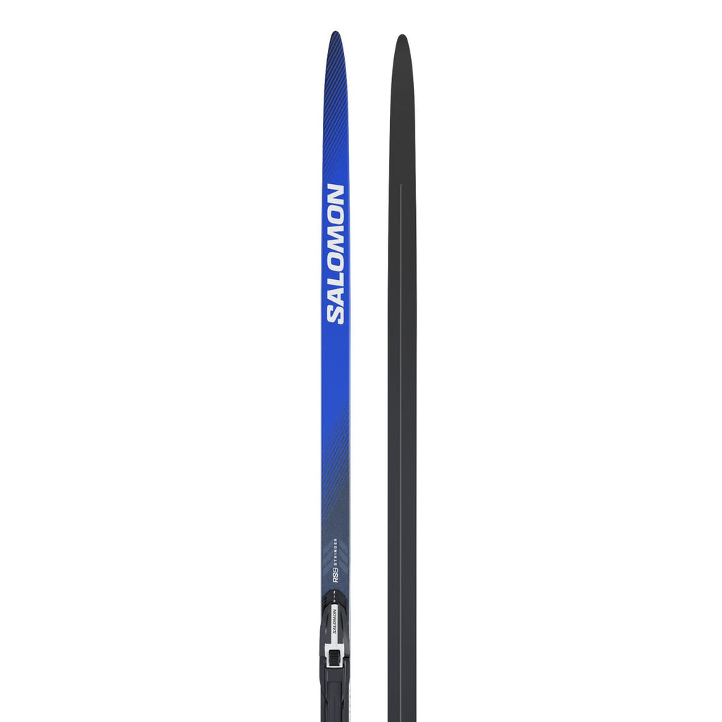 Salomon RS 8 Skate Skis + Shift Bindings - top and base, close-up