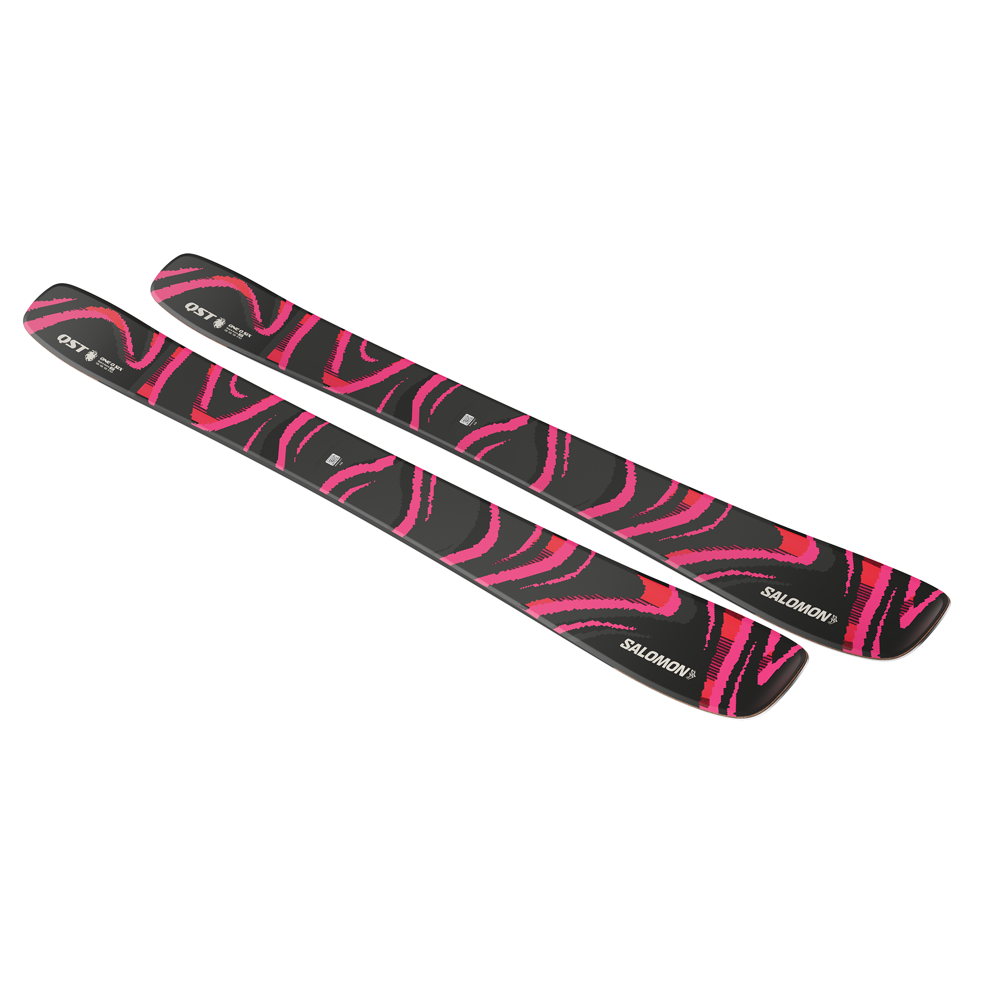 Salomon QST 106 freeride ski in Black/Pink