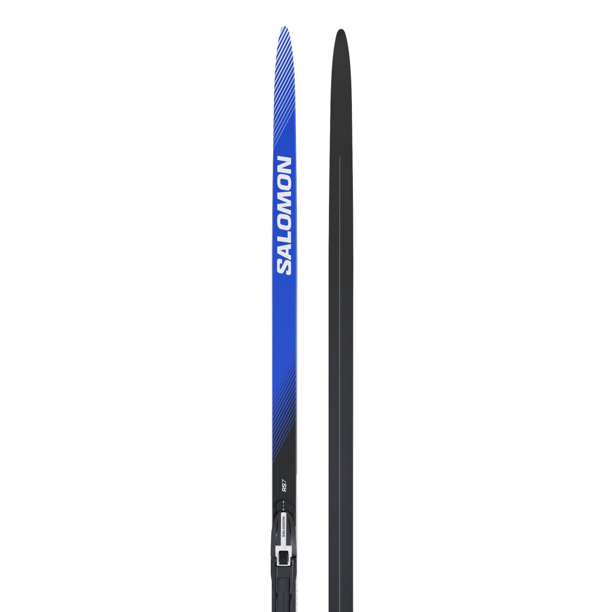 Salomon RS 7 X-Stiff Skate Skis + Shift Bindings - top and base
