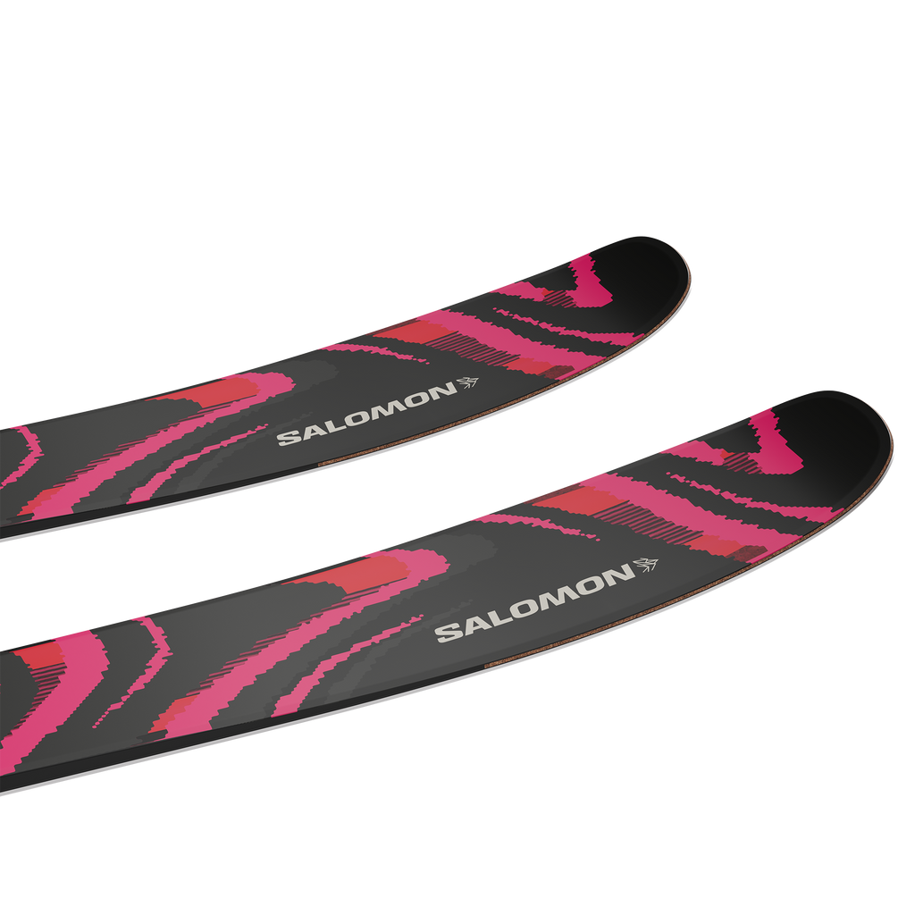 Salomon QST 106 freeride ski in Black/Pink