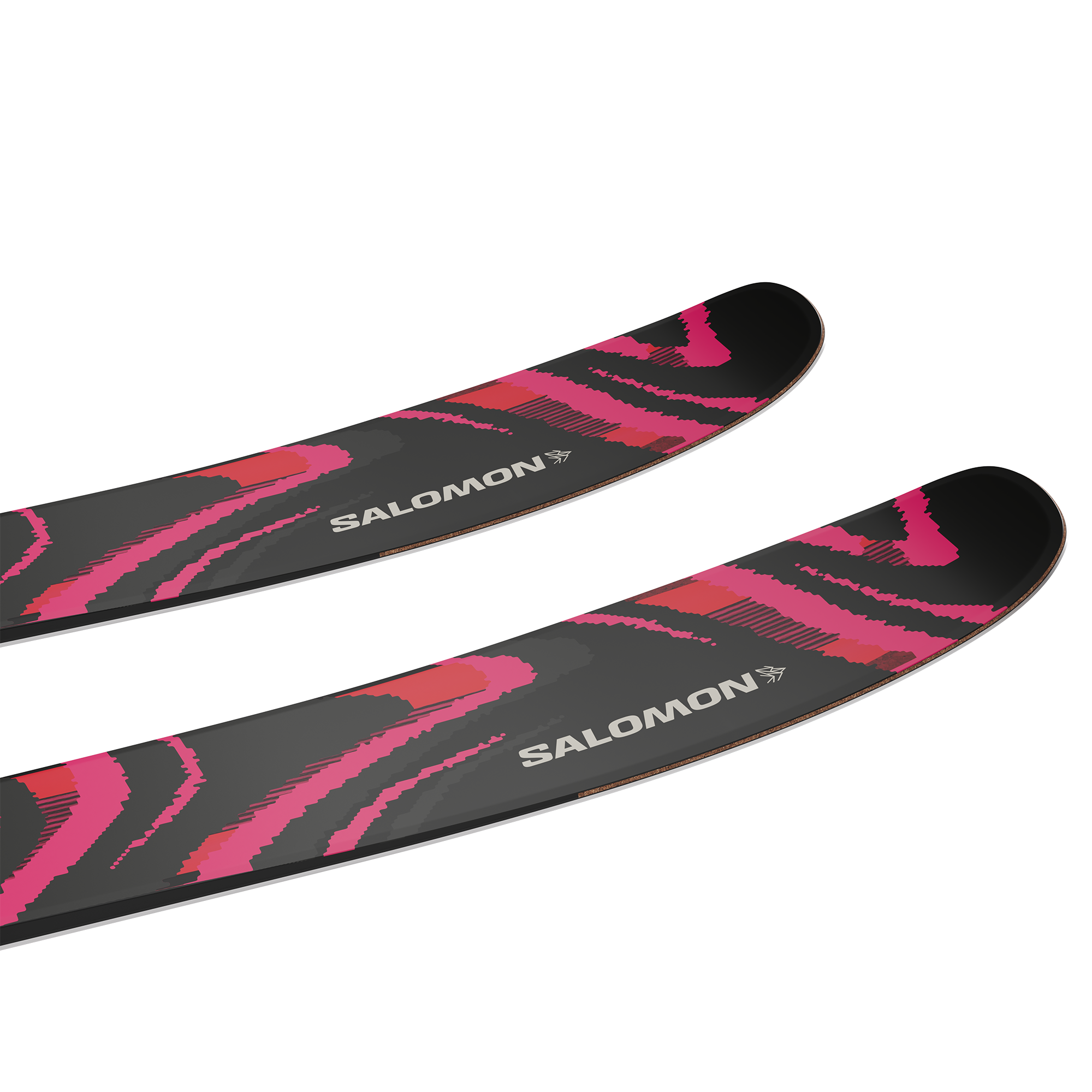 Salomon QST 106 freeride ski in Black/Pink