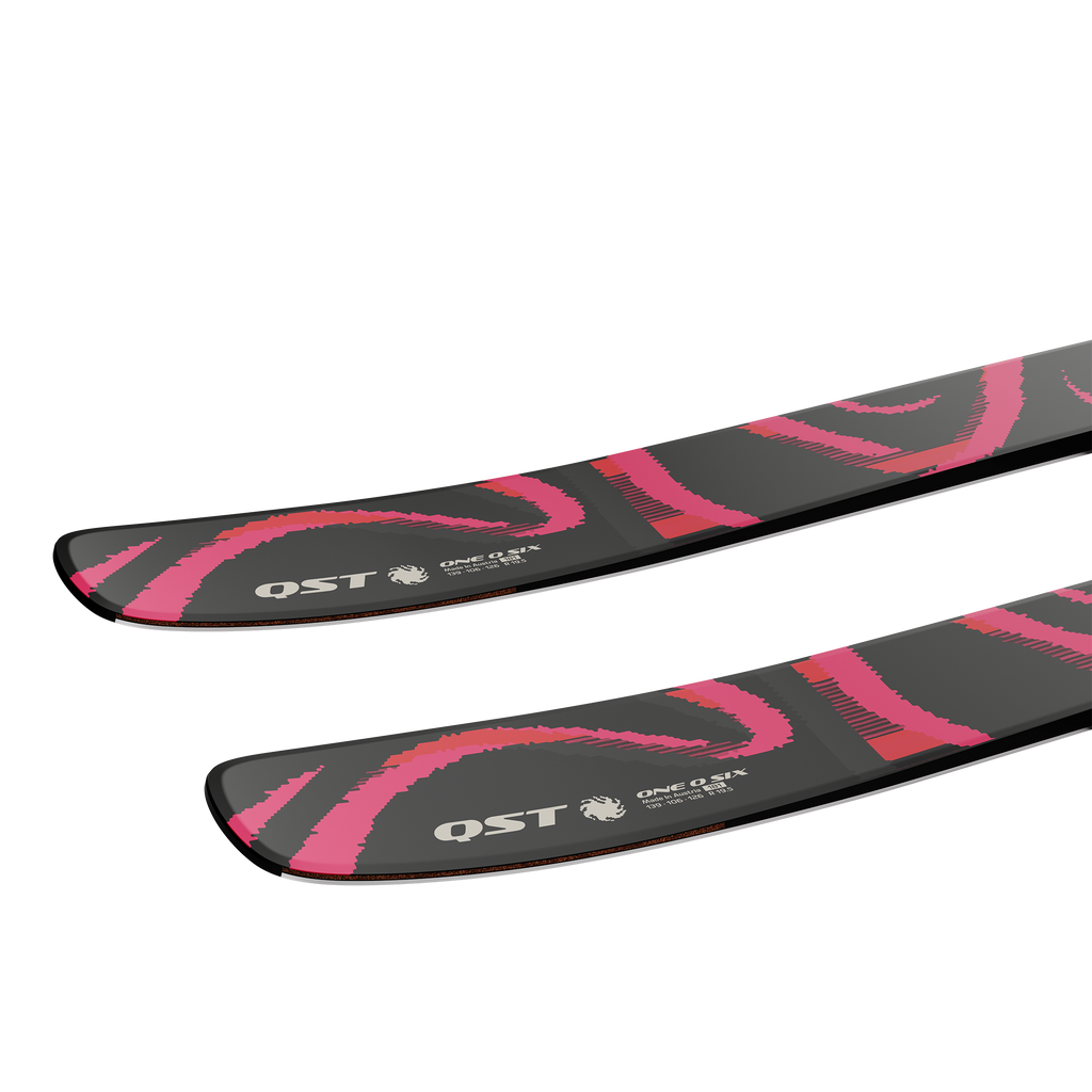 Salomon QST 106 freeride ski in Black/Pink