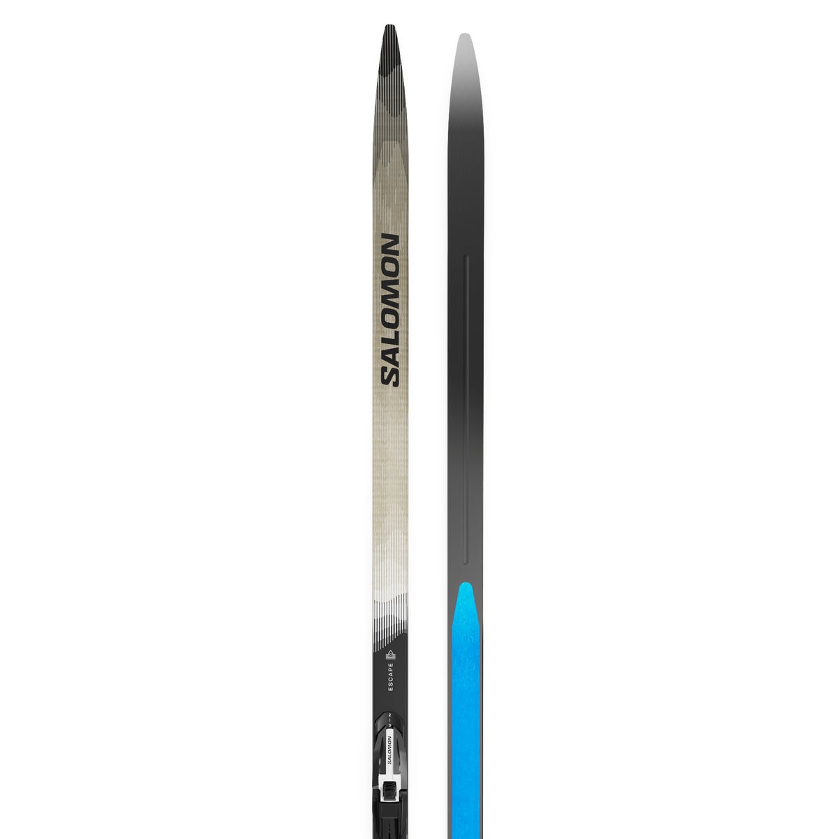 Salomon Escape 48 Skin X-Stiff Classic Skis + Shift Bindings - top and base