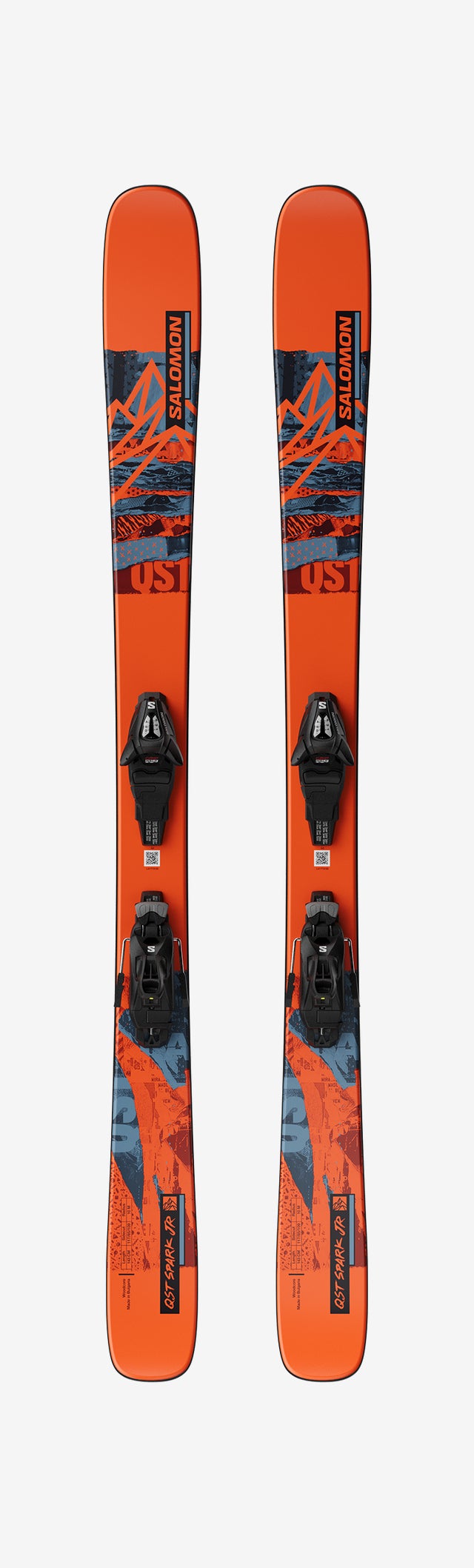 Salomon QST Spark Jr S + C5 Ski Set
