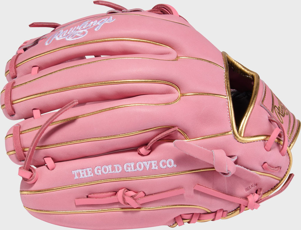 Rawlings Heart of the Hide 12" Fastpitch Softball Glove (2027) – back of hand view