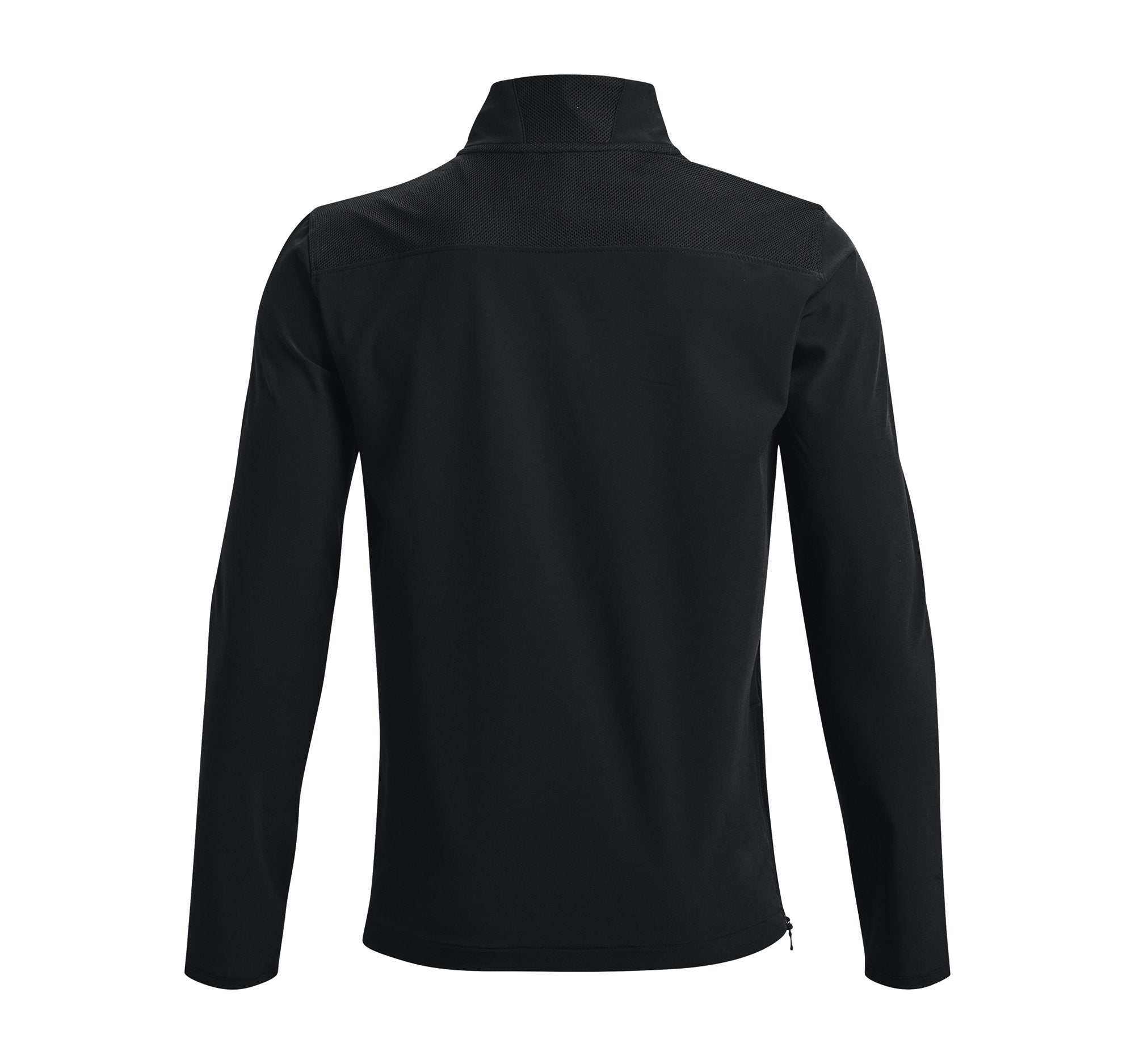 Under Armour Youth Motivate 2.0 Long Sleeve in Black - back flat lay