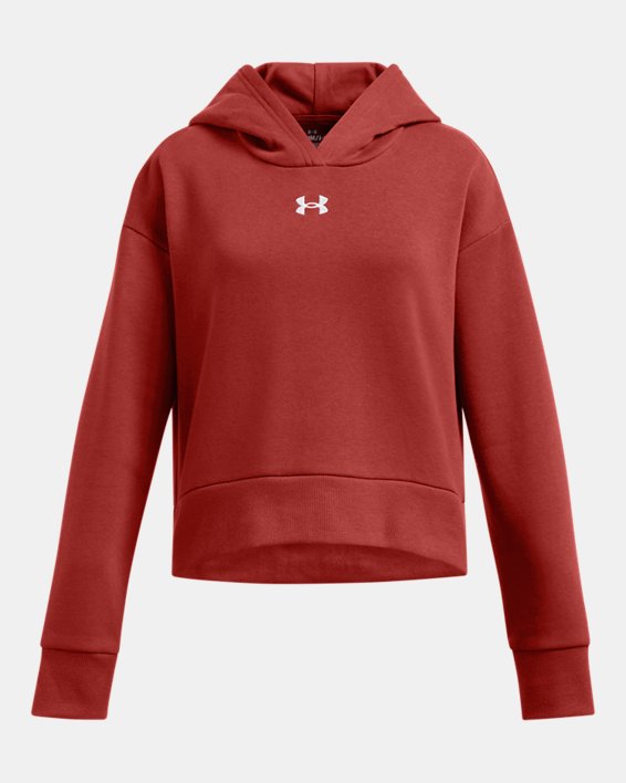 Under Armour Girl's Rival Fleece Crop Hoodie